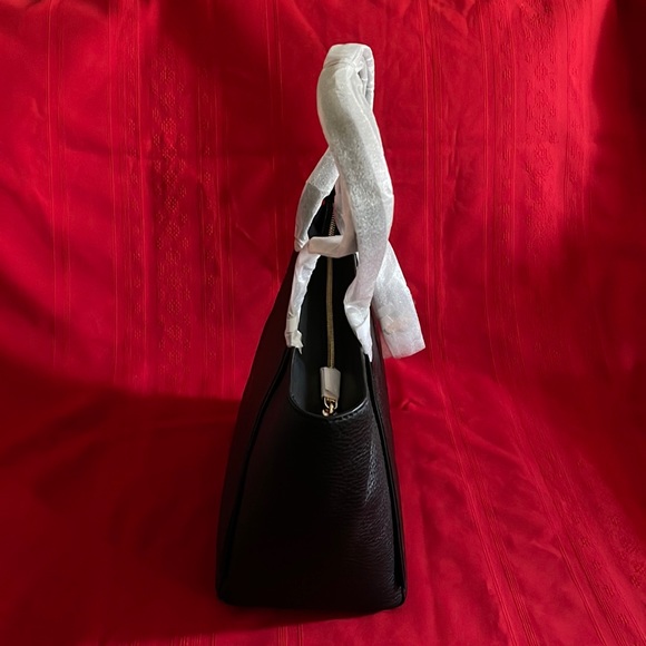 BRAND NEW MICHAEL KORS CLASSIC BLACK LEATHER TOTE  BAG HANDBAG - Picture 5 of 11